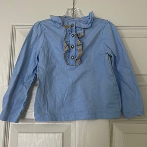 Janie and Jack blue long sleeve top.